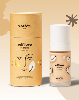 Natuurlijke en milieuvriendelijke Self Love BB gezichtscrème in lichtbeige tint 30 ml Resibo - 2