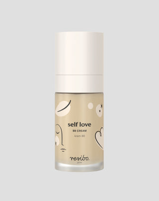 Natuurlijke en milieuvriendelijke Self Love BB gezichtscrème in lichtbeige tint 30 ml Resibo - 1