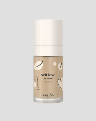 Natuurlijke en milieuvriendelijke Self Love BB gezichtscrème in natuurlijke beige tint 30 ml Resibo - 1