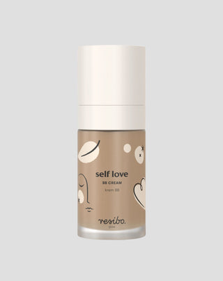 Natuurlijke en milieuvriendelijke Self Love BB gezichtscrème in zonnige beige tint 30 ml Resibo - 1