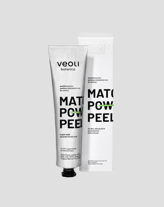 Veoli Botanica Matcha Power Peel enzymatische scrub met AHA 10%, PHA 10%, BHA - 1