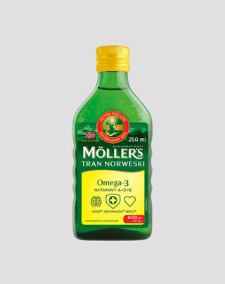 Moller's citroen-gearomatiseerde Noorse Tranium met 600 IE vitamine D3 - 1