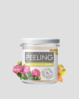 Natuurlijke zoutscrub met sheaboter en vitamine E, sterk verstevigende E-Fiore - 1
