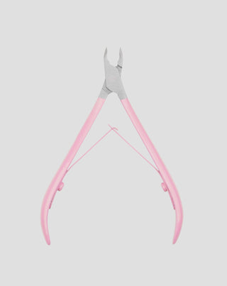 You Beauty professionele nagelriemknipper van 3 mm met satijnen roze handvat - 1