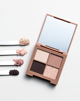 Palette de quatre fards à paupières aux teintes neutres Mini Diary Everybody London - 2