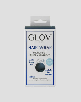Blauwe haarwikkeltulband voor snellere droogtijd, geschikt voor alle haartypen Haarwikkelhandschoen - 2