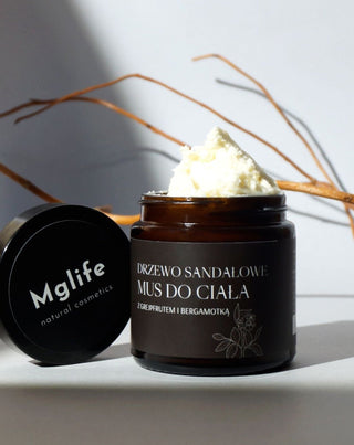 Sandelhout Body Mousse met Grapefruit en Bergamot MgLife - 2