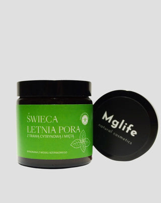 Mglife Summer Season citroengras en munt geurkaars - 3