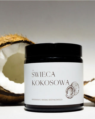 Mglife vegan koolzaadkaars met katoenen lont met kokosgeur 120ml - 3