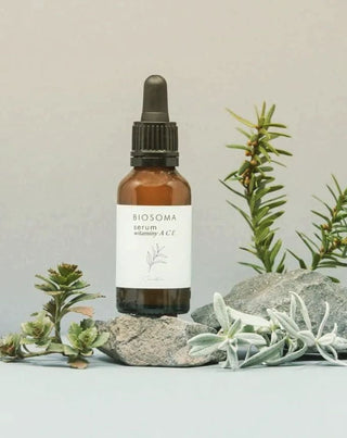 Vitamine ACE gezichtsserum, egaliserend, voedend en gladmakend, Biosoma - 2