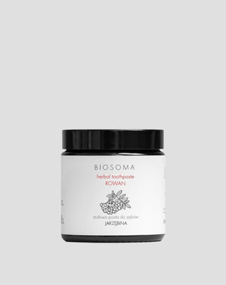 Dentifrice naturel aux herbes et aux baies de sorbier - Gamme RAW Biosoma - 1