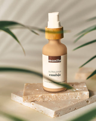 Lichte emulsie voor de vette en gecombineerde huid met arganolie en niacinamide Manilu - 2