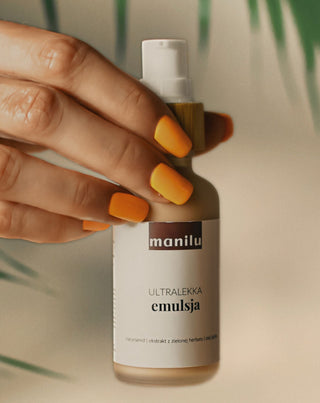 Lichte emulsie voor de vette en gecombineerde huid met arganolie en niacinamide Manilu - 3