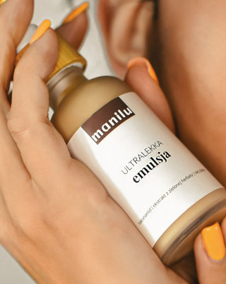 Lichte emulsie voor de vette en gecombineerde huid met arganolie en niacinamide Manilu - 4