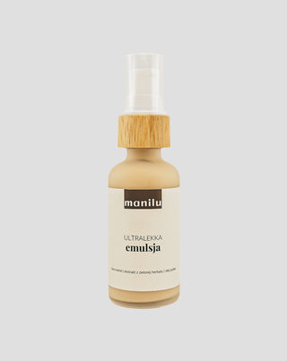 Lichte emulsie voor de vette en gecombineerde huid met arganolie en niacinamide Manilu - 1