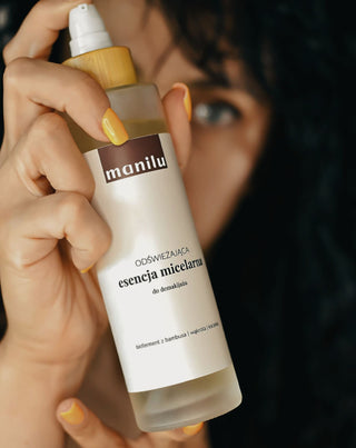 Manilu verfrissende micellaire essentie voor het verwijderen van make-up en het verzachten van irritatie met D-panthenol - 3