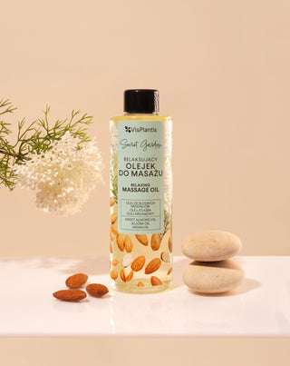 Huile de massage hydratante et relaxante au parfum d'amande Secret Garden Vis Plantis - 2