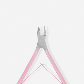 Coupe-cuticules professionnel You Beauty 5 mm avec manche rose satiné - 4