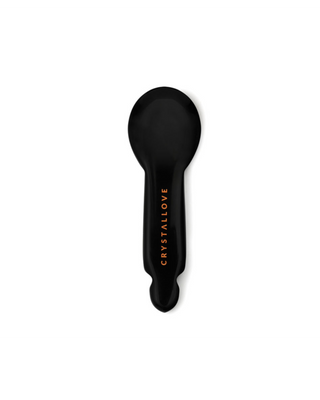 Masseur oculaire Gua Sha en obsidienne noire – Réflexologie faciale Crystallove - 1