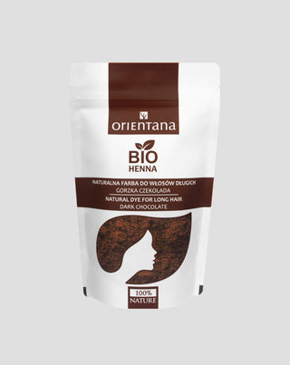Orientana natuurlijke haarverf bio henna bittere chocolade - 1