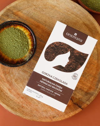Orientana natuurlijke haarverf bio henna bittere chocolade - 2