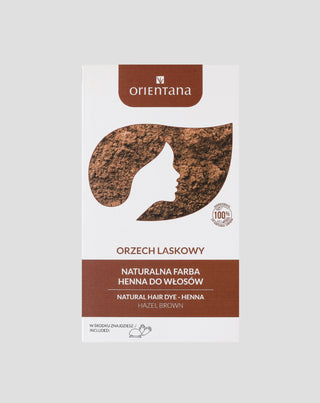 Orientana natuurlijke haarverf bio henna hazelnoot - 1