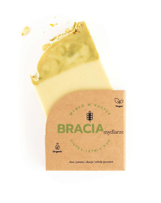 Savon solide au jasmin et à l'acacia pour les rides et l'acné Chaude nuit d'été Bracia Mydlarze - 1