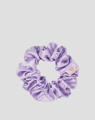 Zijden haarband met kristallen – lilac Crystallove_3 - 3