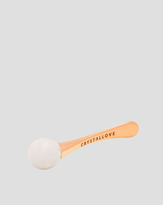 3D Oogmassageapparaat met bergkristal en Crystallove_3 crème-applicator - 3
