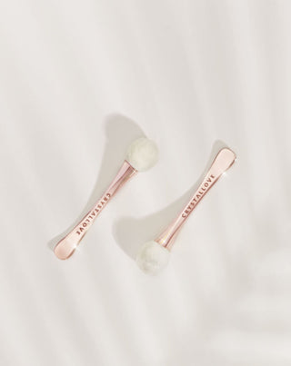 3D Oogmassager met Bergkristal en Crème Applicator Crystallove - 2