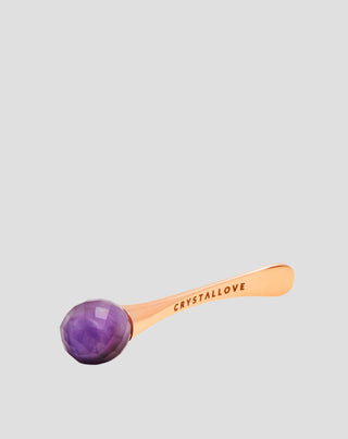 3D Oogmassageapparaat met amethist en crème-applicator Crystallove_3 - 3