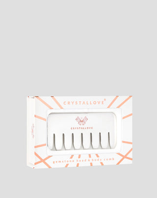 Cryo ijskam roestvrij staal hoofdhuid en lichaam massage kam Crystallove_5 - 5