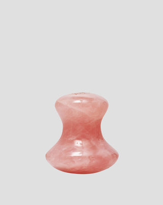 Gezichtsmassagepaddenstoel van natuurlijke roze kwarts Crystallove - 1