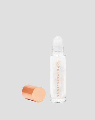 Flesje met kristallen voor olie - bergkristal Crystallove - 1