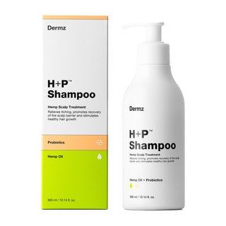 Shampoing au chanvre avec probiotiques contre les démangeaisons et la desquamation du cuir chevelu H+P Dermz - 3