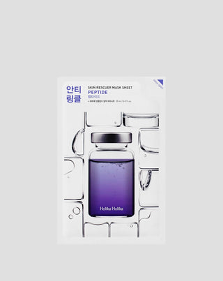 Peptide sheet masker om elasticiteit te herstellen Skin Rescue Mask Sheet Holika Holika - 1