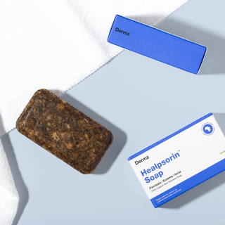 Savon noir africain contre l'acné, le psoriasis et l'eczéma Healpsorin Dermz - 2