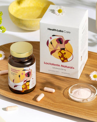 Complément alimentaire à la lactoferrine 150 mg de lait de vache Lactoferrin Natural+ Health Labs Care 30 capsules - 2