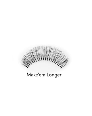 Bamm!Lashes kunstmatige 2D wimpers voor meerdere toepassingen voor een natuurlijk Make'em Longer effect - 2