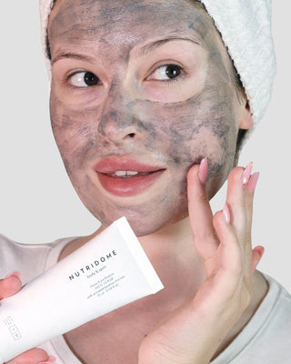 Gommage visage détoxifiant Nutridome au charbon de bambou activé et à l'argile blanche - 2