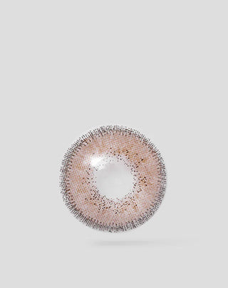 Lentilles mensuelles marron noisette correctrices zéro Brown Moons No. 2 Ovio - 2