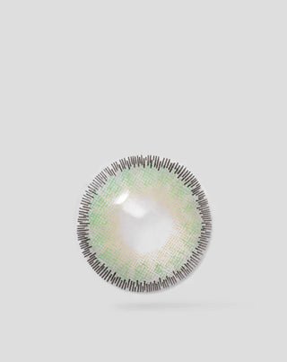 Lentilles mensuelles vertes à correction zéro et bandes argentées Green Moons No. 3 Ovio - 3