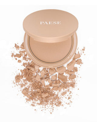 Verhelderende en gladmakende poedermist voor een fluweelzachte finish 13 gouden beige van Paese - 2
