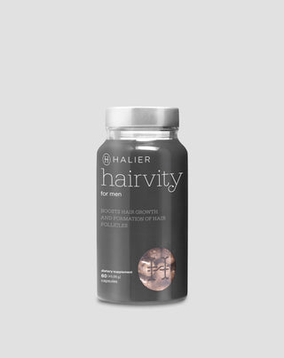 Hairvity Men Halier haaruitvaltabletten voor mannen, 60 capsules - 1