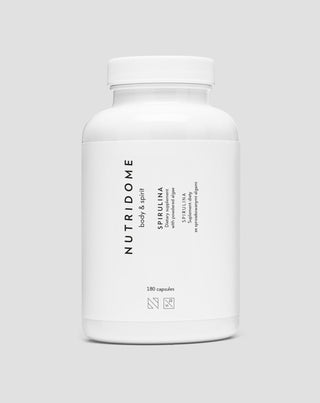 Spirulina zeewier tabletten voor zuivering van het lichaam Nutridome 180 capsules - 1