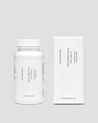 Resveratrol capsules ter ondersteuning van het bloedsomloopsysteem en bescherming tegen atherosclerose Nutridome 60 stuks - 2