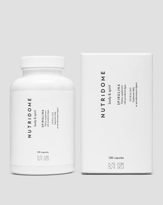 Spirulina zeewier tabletten voor zuivering van het lichaam Nutridome 180 capsules - 2