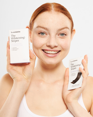 Ensemble de 28 bandes blanchissantes pour les dents The White(ning) Stripes Smilebite. - 3
