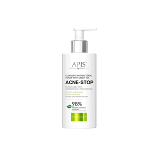 Tonique nettoyant antibactérien au thé vert Acne-Stop Home Therapy Apis - 2