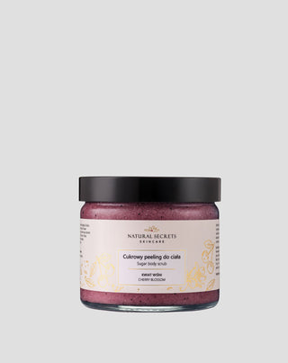 Natuurlijke suikerpeeling voor het lichaam met de prachtige geur van bloeiende kers Natural Secrets - 1